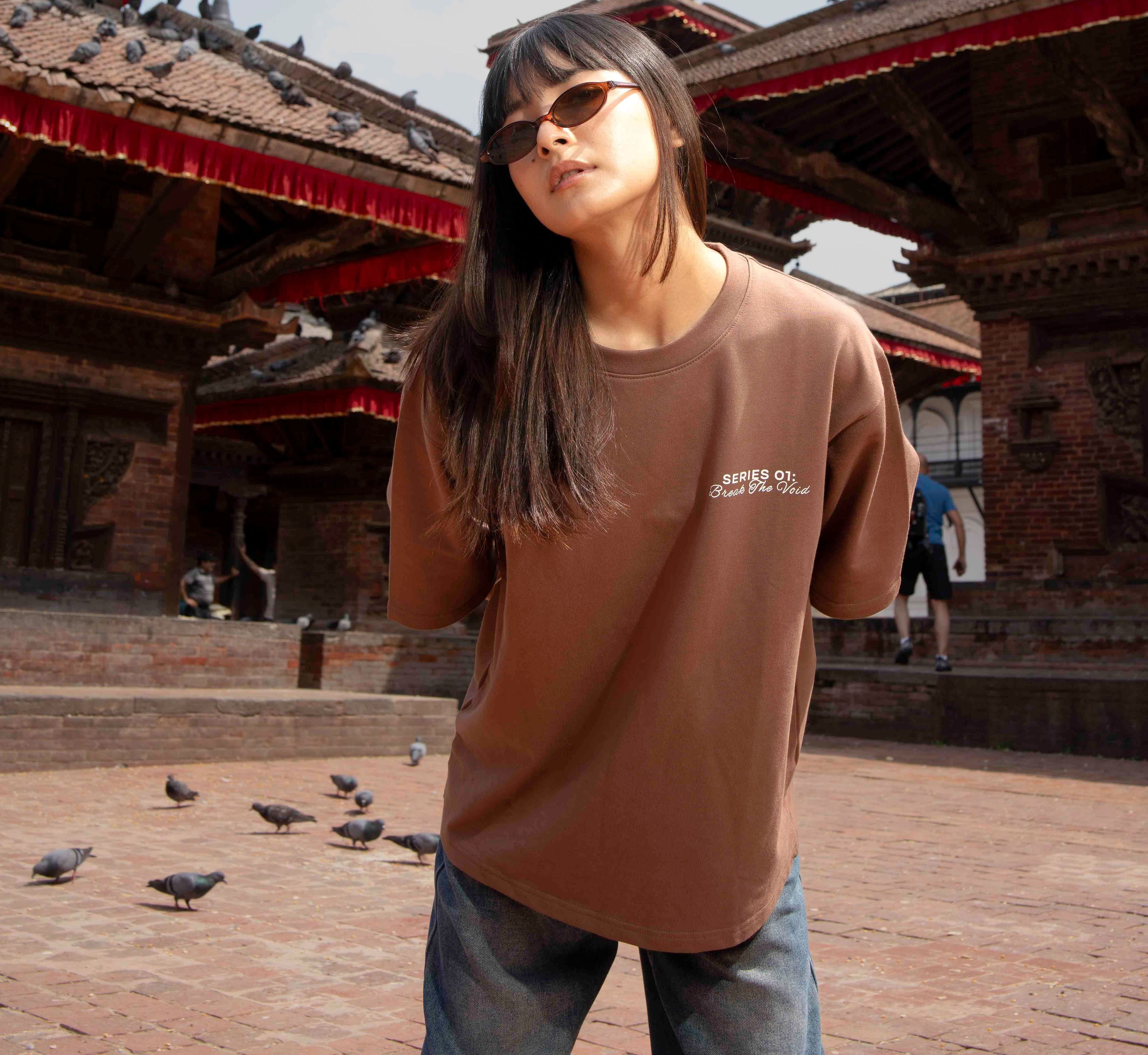 Break The Void Tee- Mocha