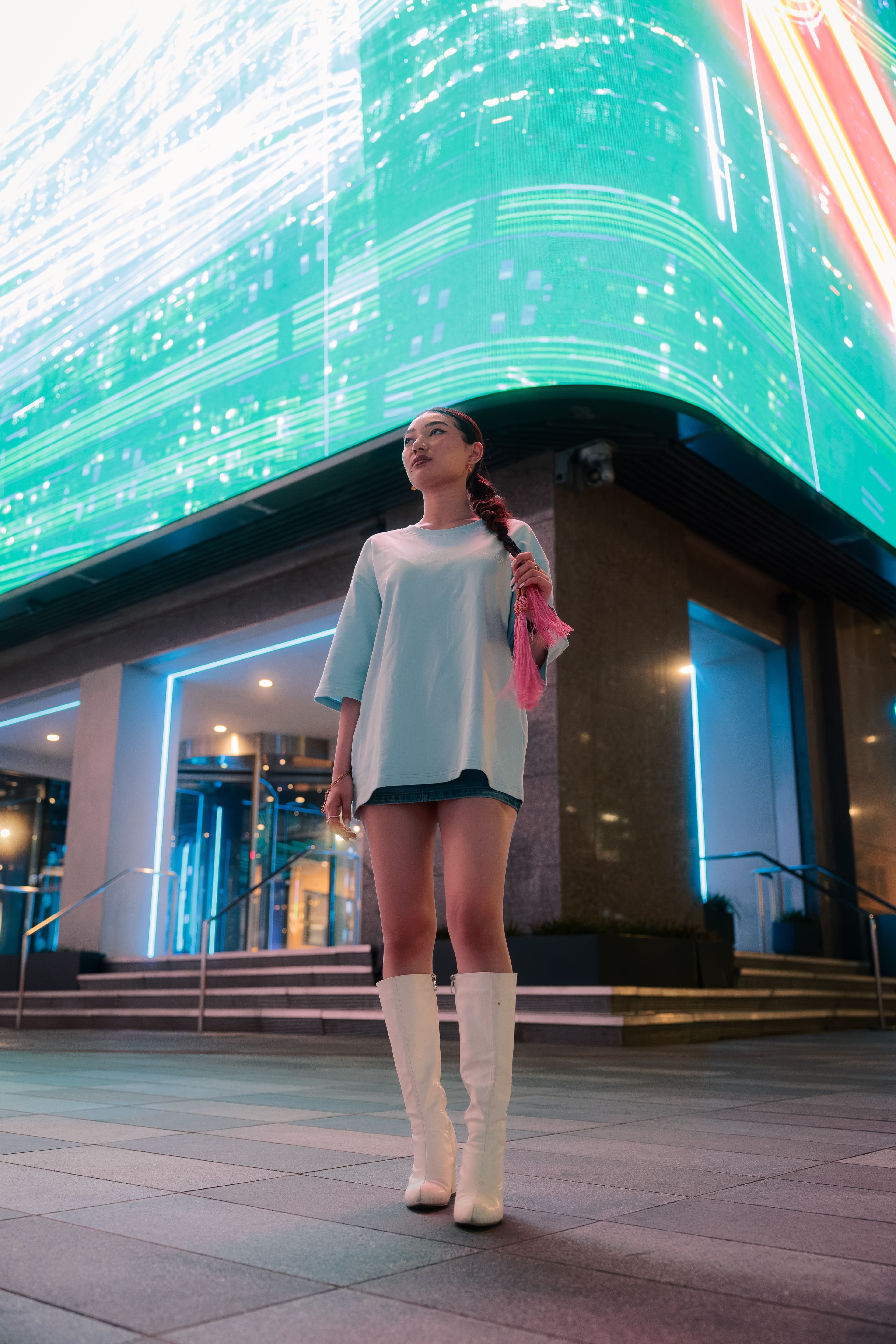 Break The Void Tee- Baby Blue